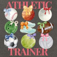 Athletic Trainer Bow Sports Cotton Canvas Backpack