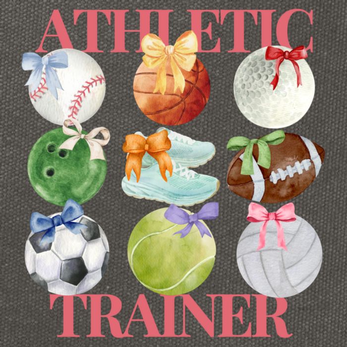 Athletic Trainer Bow Sports Cotton Canvas Backpack