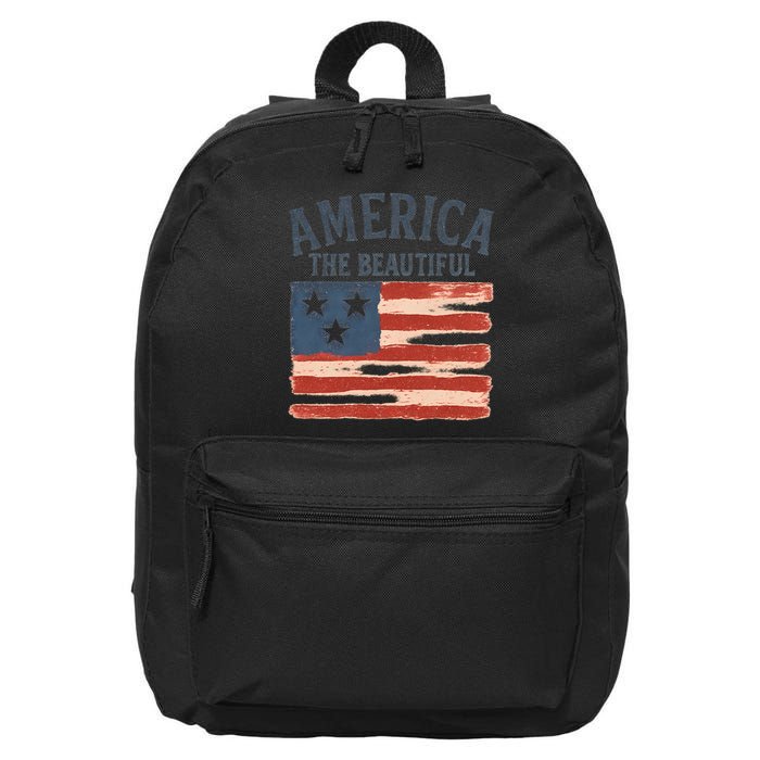 America The Beautiful 16 in Basic Backpack