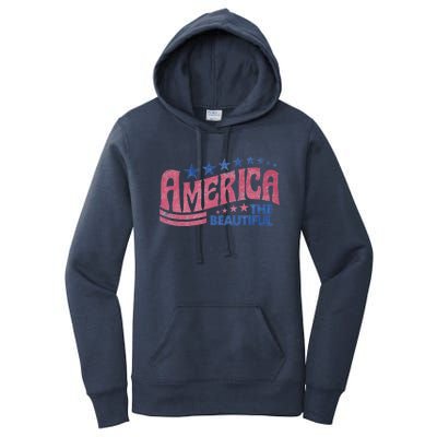 America The Beautiful Cool Gift Women's Pullover Hoodie