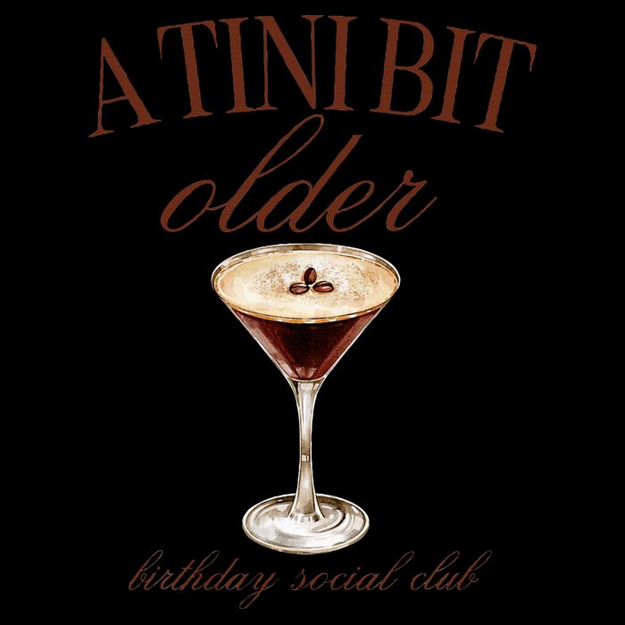 A Tini Bit Older Espresso Martini Birthday Matching 16oz Travel Tumbler