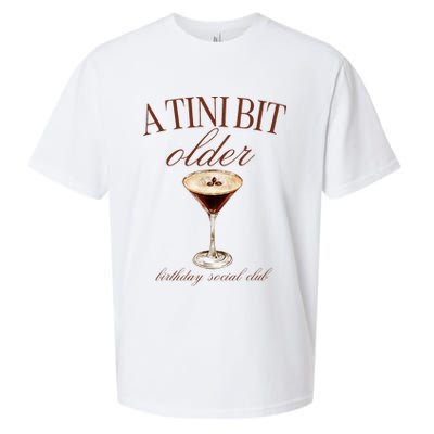 A Tini Bit Older Espresso Martini Birthday Matching Sueded Cloud Jersey T-Shirt