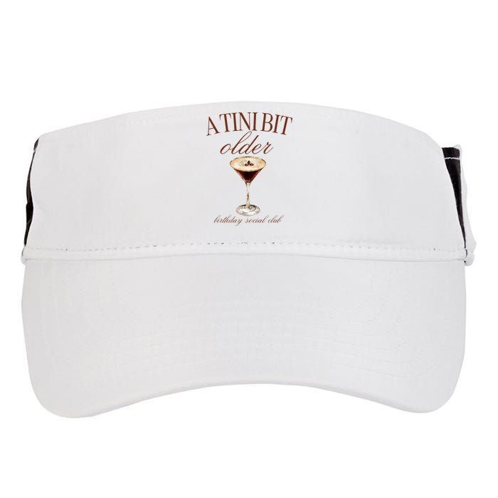 A Tini Bit Older Espresso Martini Birthday Matching Adult Drive Performance Visor