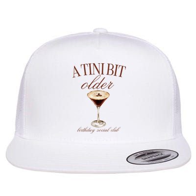 A Tini Bit Older Espresso Martini Birthday Matching Flatbill Hat