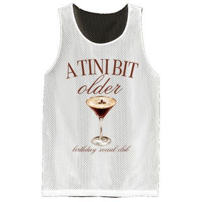 A Tini Bit Older Espresso Martini Birthday Matching Mesh Reversible Basketball Jersey Tank