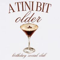 A Tini Bit Older Espresso Martini Birthday Matching Toddler T-Shirt