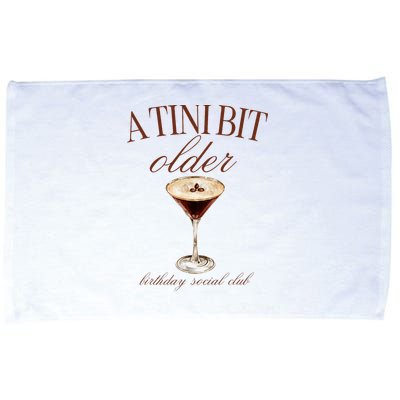 A Tini Bit Older Espresso Martini Birthday Matching Microfiber Hand Towel