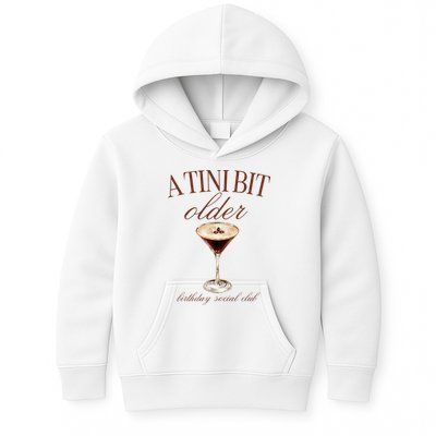 A Tini Bit Older Espresso Martini Birthday Matching Kids Hoodie