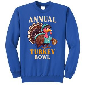 Annual Turkey Bowl Funny Thanksgiving Day Football Rugby Gift Sweatshirt