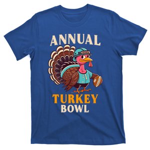 Annual Turkey Bowl Funny Thanksgiving Day Football Rugby Gift T-Shirt