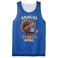 Annual Turkey Bowl Funny Thanksgiving Day Football Rugby Gift Mesh Reversible Basketball Jersey Tank