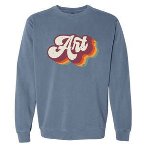 Art Teacher Back To School Garment-Dyed Sweatshirt