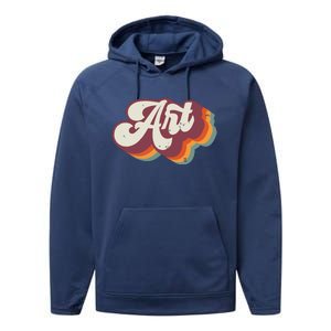 Art Teacher Back To School Performance Fleece Hoodie