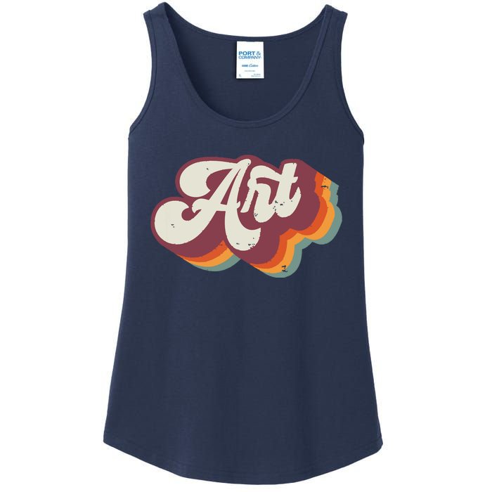 Art Teacher Back To School Ladies Essential Tank