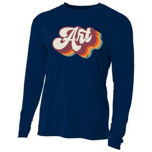 Art Teacher Back To School Cooling Performance Long Sleeve Crew