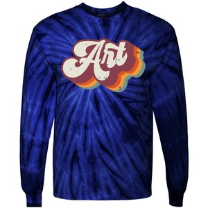 Art Teacher Back To School Tie-Dye Long Sleeve Shirt