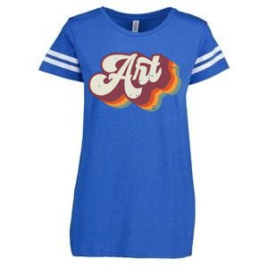 Art Teacher Back To School Enza Ladies Jersey Football T-Shirt