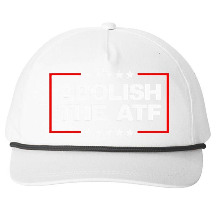 Abolish The Bureau Of Alcohol Tobacco And Firearms Snapback Five-Panel Rope Hat