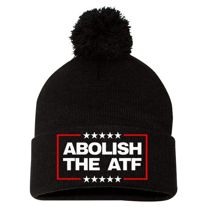 Abolish The Bureau Of Alcohol Tobacco And Firearms Pom Pom 12in Knit Beanie