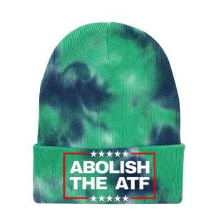 Abolish The Bureau Of Alcohol Tobacco And Firearms Tie Dye 12in Knit Beanie