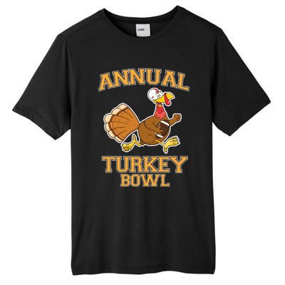 Annual Turkey Bowl Football Sport Lover Funny Thanksgiving Cute Gift Tall Fusion ChromaSoft Performance T-Shirt