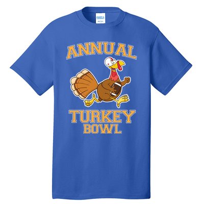 Annual Turkey Bowl Football Sport Lover Funny Thanksgiving Cute Gift Tall T-Shirt