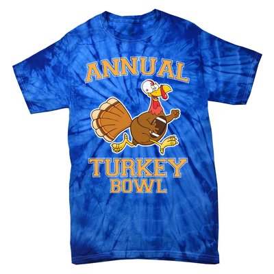 Annual Turkey Bowl Football Sport Lover Funny Thanksgiving Cute Gift Tie-Dye T-Shirt