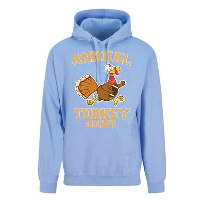 Annual Turkey Bowl Football Sport Lover Funny Thanksgiving Cute Gift Unisex Surf Hoodie