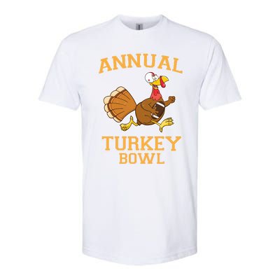 Annual Turkey Bowl Football Sport Lover Funny Thanksgiving Cute Gift Softstyle CVC T-Shirt