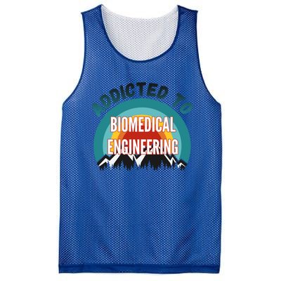 Addicted To Biomedical Engineering College Major Gift Mesh Reversible Basketball Jersey Tank