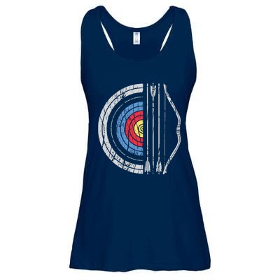 Archery Target Bow And Arrow Archer Retro Vintage Men Women Ladies Essential Flowy Tank