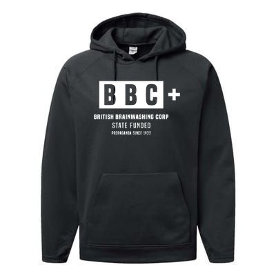 Andrew Tate Bbc British Brainwashing Corp State Funded Performance Fleece Hoodie