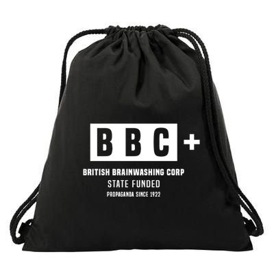 Andrew Tate Bbc British Brainwashing Corp State Funded Drawstring Bag