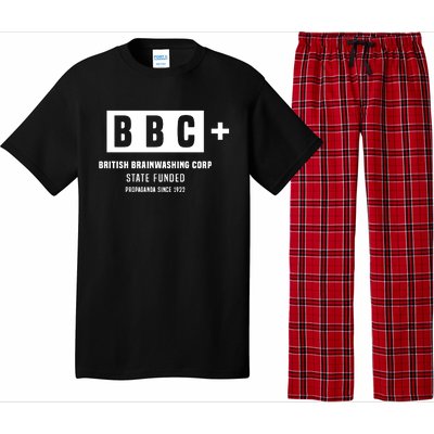 Andrew Tate Bbc British Brainwashing Corp State Funded Pajama Set