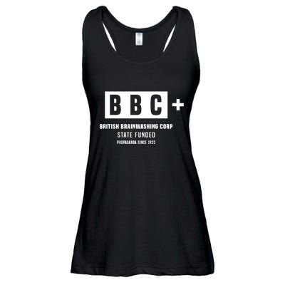 Andrew Tate Bbc British Brainwashing Corp State Funded Ladies Essential Flowy Tank