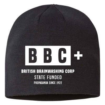 Andrew Tate Bbc British Brainwashing Corp State Funded Sustainable Beanie