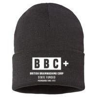 Andrew Tate Bbc British Brainwashing Corp State Funded Sustainable Knit Beanie
