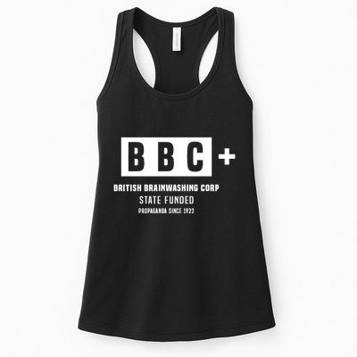 Andrew Tate Bbc British Brainwashing Corp State Funded Womens Tank Top