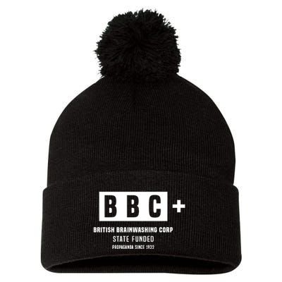 Andrew Tate Bbc British Brainwashing Corp State Funded Pom Pom 12in Knit Beanie