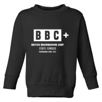 Andrew Tate Bbc British Brainwashing Corp State Funded Toddler Sweatshirt