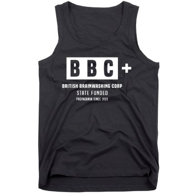 Andrew Tate Bbc British Brainwashing Corp State Funded Tank Top