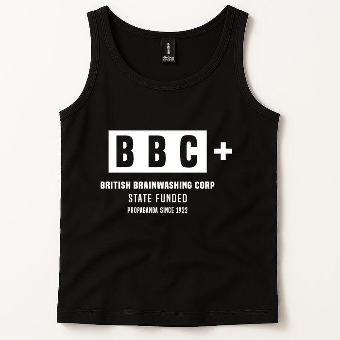 Andrew Tate Bbc British Brainwashing Corp State Funded Tank Top