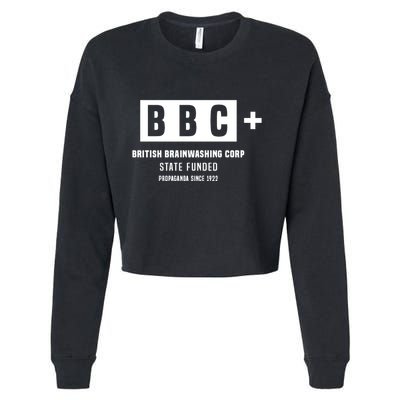 Andrew Tate Bbc British Brainwashing Corp State Funded Cropped Pullover Crew