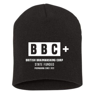 Andrew Tate Bbc British Brainwashing Corp State Funded Short Acrylic Beanie