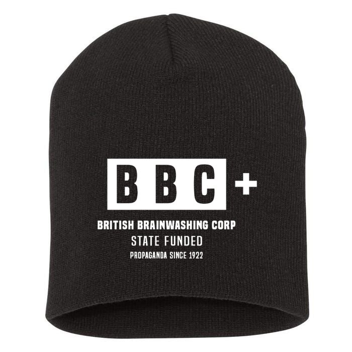 Andrew Tate Bbc British Brainwashing Corp State Funded Short Acrylic Beanie
