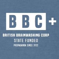 Andrew Tate Bbc British Brainwashing Corp State Funded Garment-Dyed Sweatshirt
