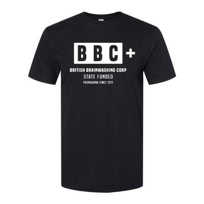 Andrew Tate Bbc British Brainwashing Corp State Funded Softstyle CVC T-Shirt