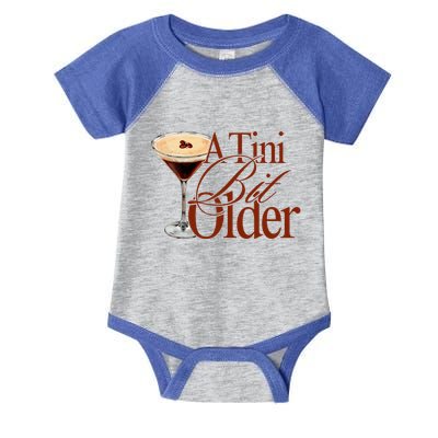 A Tini Bit Older Espresso Martini Infant Baby Jersey Bodysuit