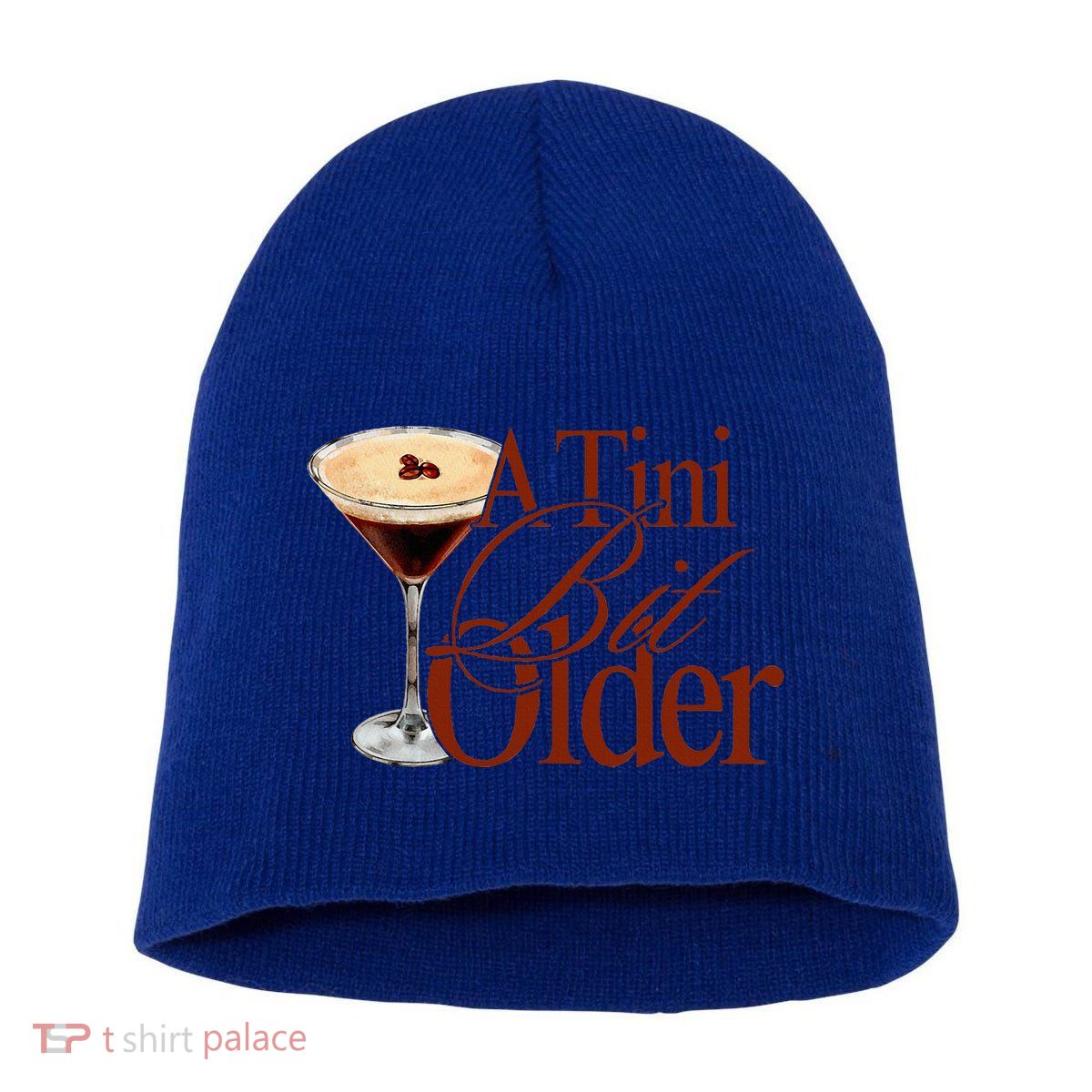 A Tini Bit Older Espresso Martini Short Acrylic Beanie