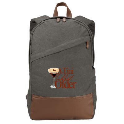 A Tini Bit Older Espresso Martini Cotton Canvas Backpack